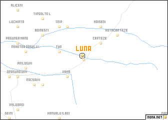 map of Luna