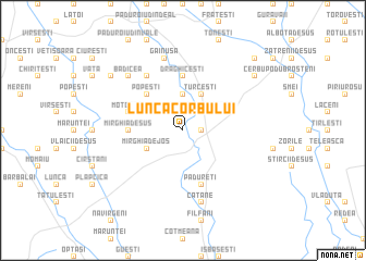 map of Lunca Corbului