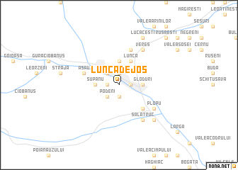 map of Lunca de Jos