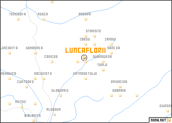 map of Lunca Florii