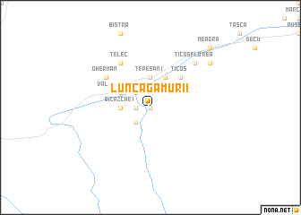 map of Lunca Gămurii