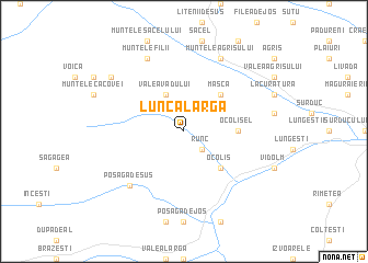 map of Lunca Largă