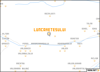 map of Lunca Meteşului