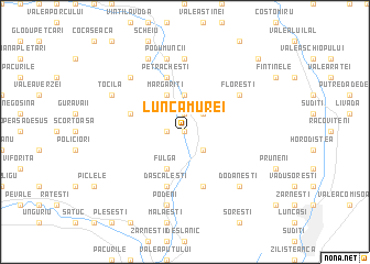 map of Lunca Murei