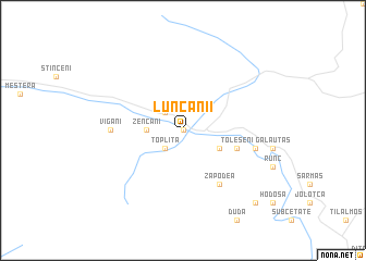 map of Luncanii