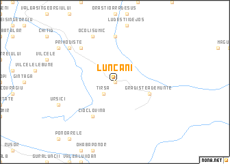 map of Luncani