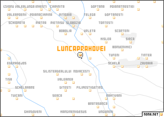 map of Lunca Prahovei