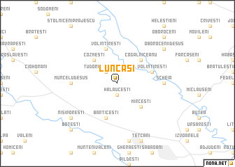 map of Luncaşi