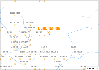 map of Luncasprie