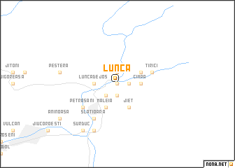 map of Lunca