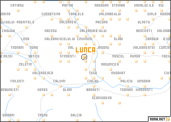 map of Lunca