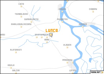 map of Lunca