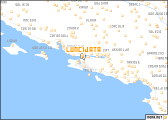 map of Luncijata