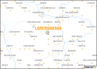 map of Luncoiu de Sus