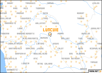 map of Luncuie