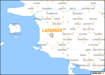 map of Lundager