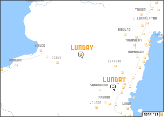 map of Lunday