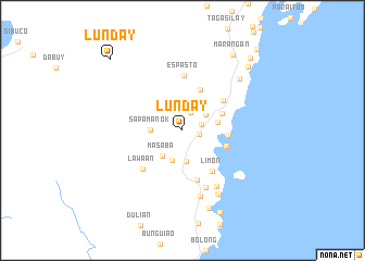 map of Lunday