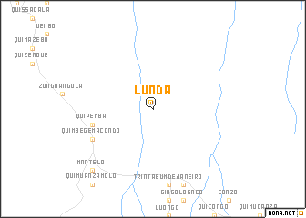 map of Lunda