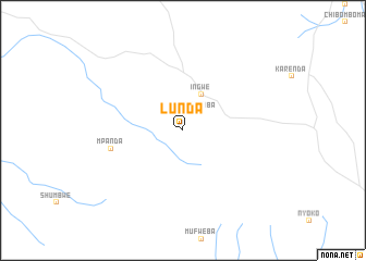 map of Lunda