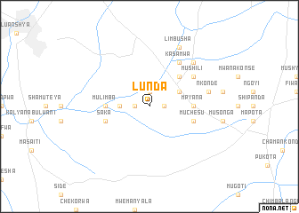 map of Lunda