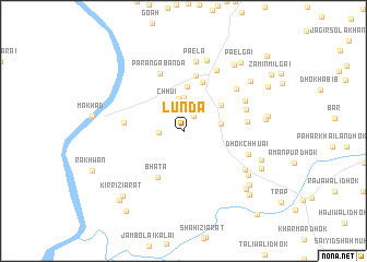 map of Lunda