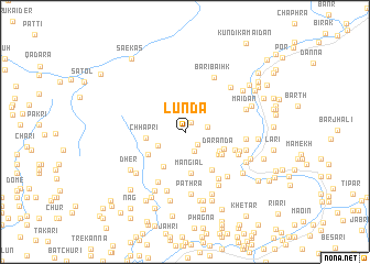 map of Lunda