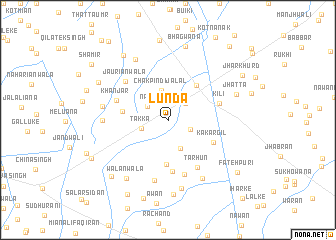 map of Lunda