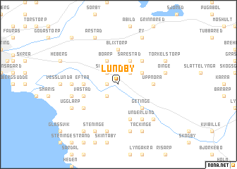 map of Lundby