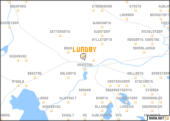 map of Lundby