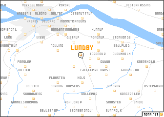 map of Lundby