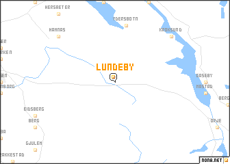 map of Lundeby