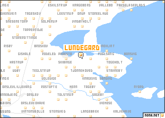 map of Lundegård