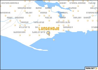 map of Lundehøje