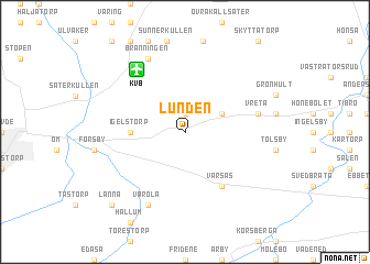 map of Lunden