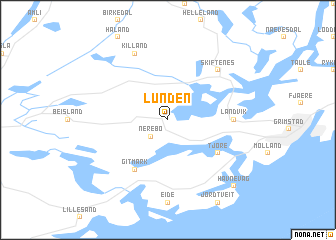 map of Lunden