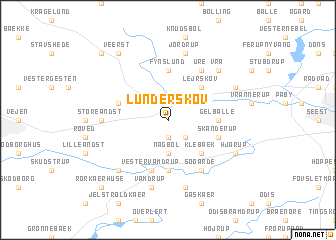 map of Lunderskov