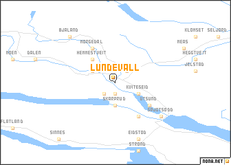 map of Lundevall