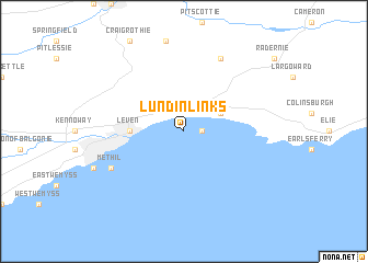 map of Lundin Links