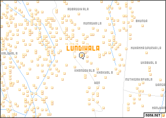 map of Lundiwāla