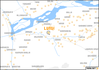 map of Lundi