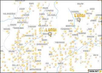 map of Lundi