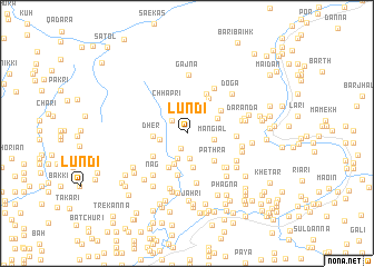 map of Lundi