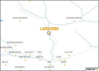 map of Lundkrok