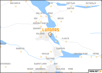 map of Lundnäs