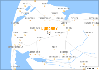 map of Lundsby