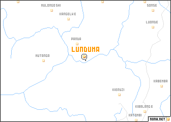 map of Lunduma