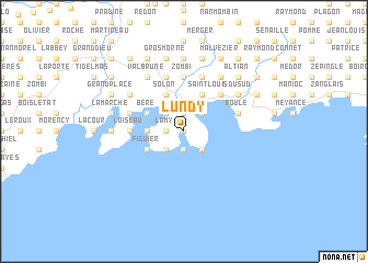 map of Lundy