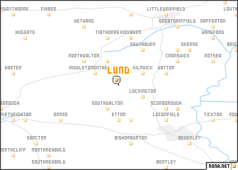 map of Lund