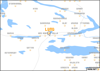 map of Lund